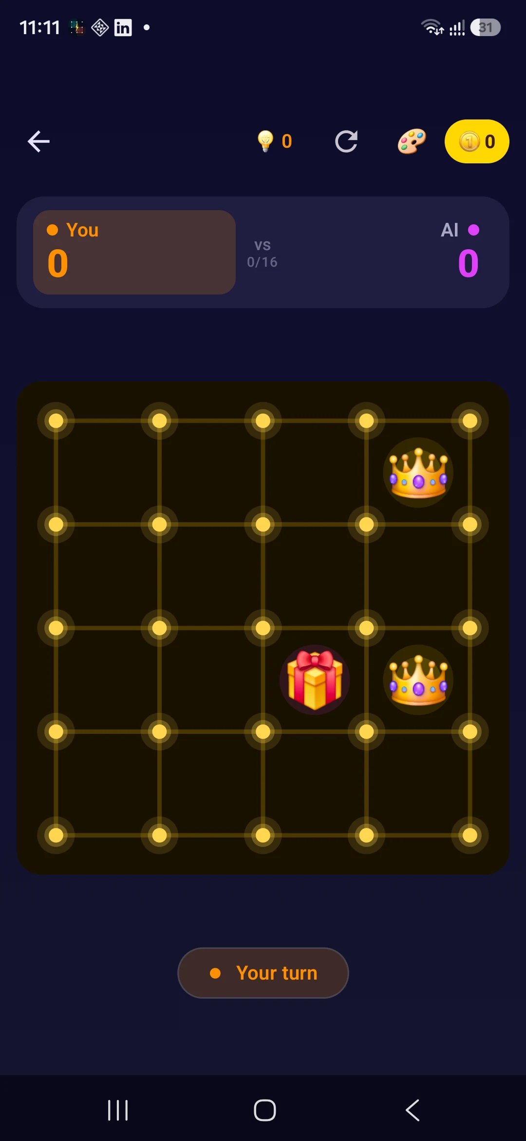 Dots & Boxes: Dot Clash AI screenshot